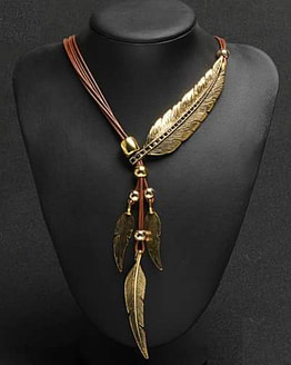 bohemian gemstone necklace