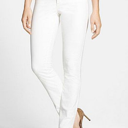 n y d j jeans in white